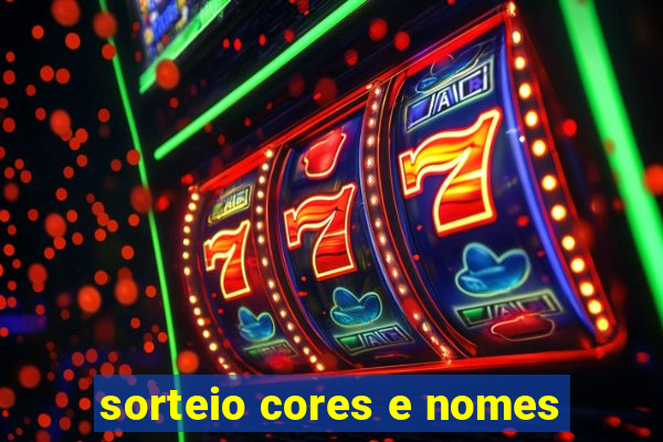 sorteio cores e nomes