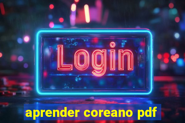 aprender coreano pdf