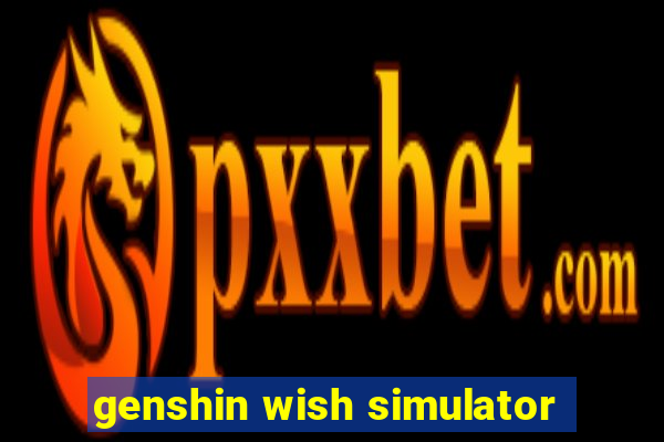 genshin wish simulator