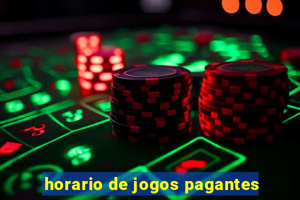 horario de jogos pagantes