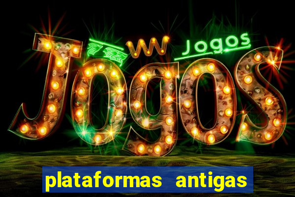 plataformas antigas de jogos