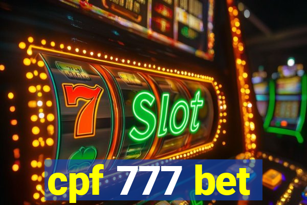 cpf 777 bet