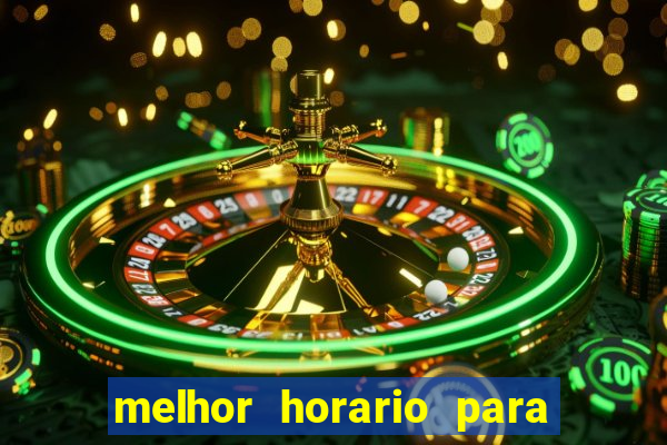 melhor horario para jogar fortune rabbit