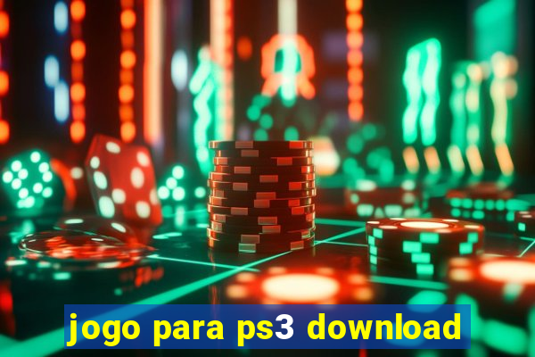 jogo para ps3 download