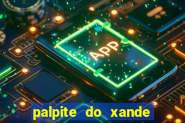 palpite do xande de hoje