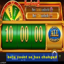 beta count so has changed