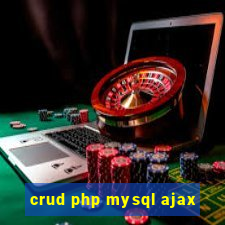 crud php mysql ajax