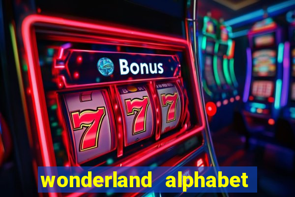 wonderland alphabet comic studio