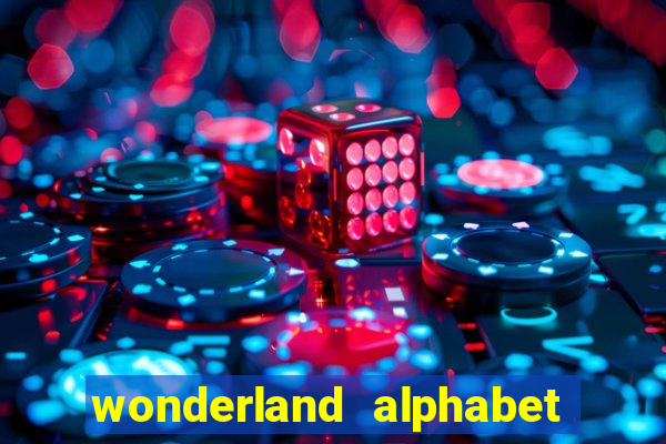 wonderland alphabet comic studio