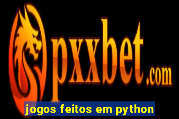 jogos feitos em python