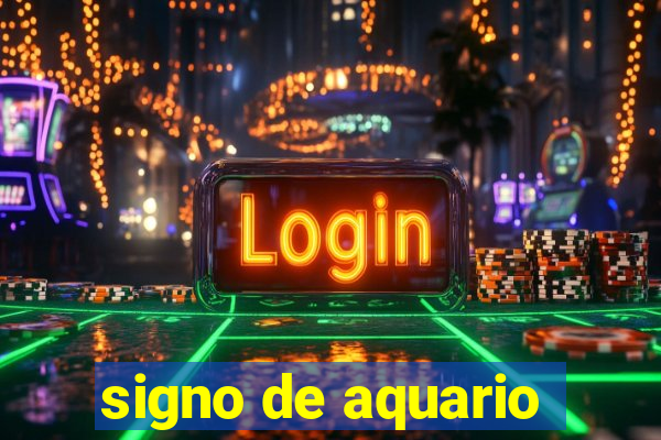 signo de aquario