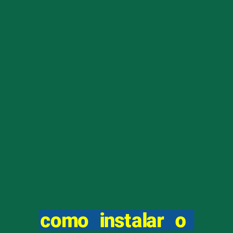 como instalar o nvm no windows