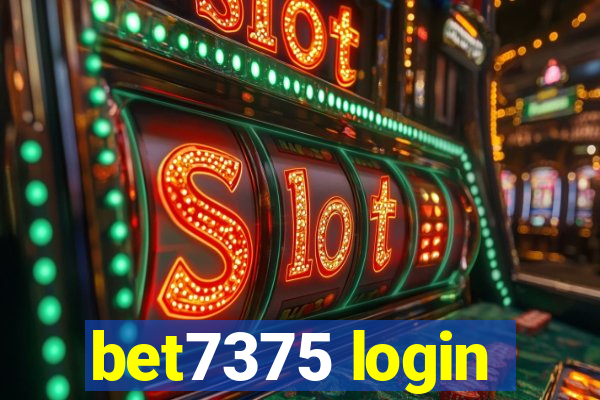 bet7375 login