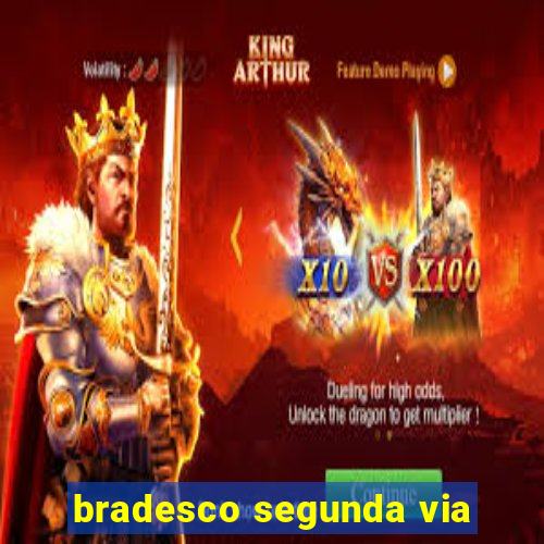 bradesco segunda via