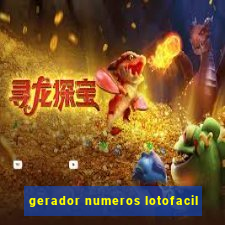 gerador numeros lotofacil