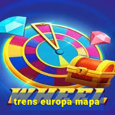 trens europa mapa