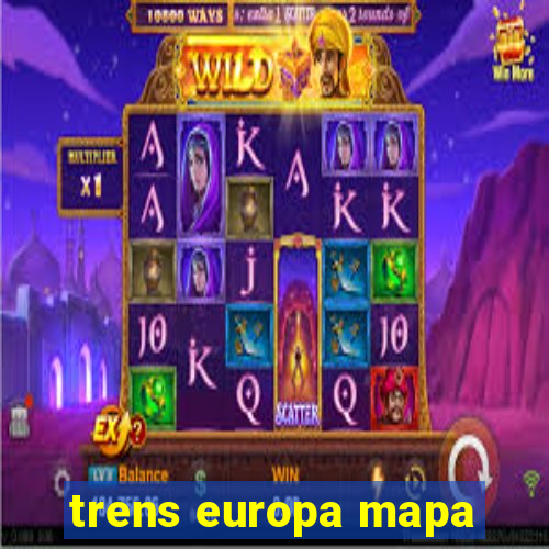 trens europa mapa