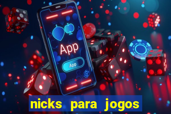 nicks para jogos de tiro