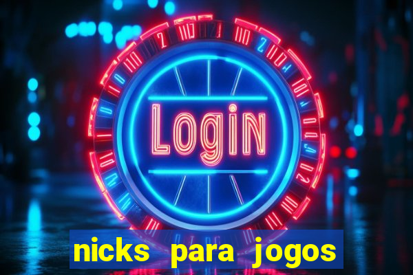 nicks para jogos de tiro