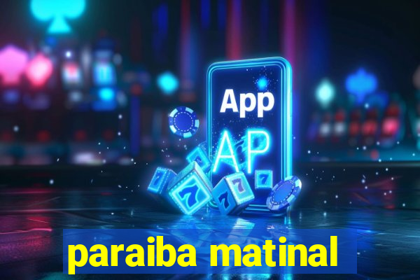 paraiba matinal