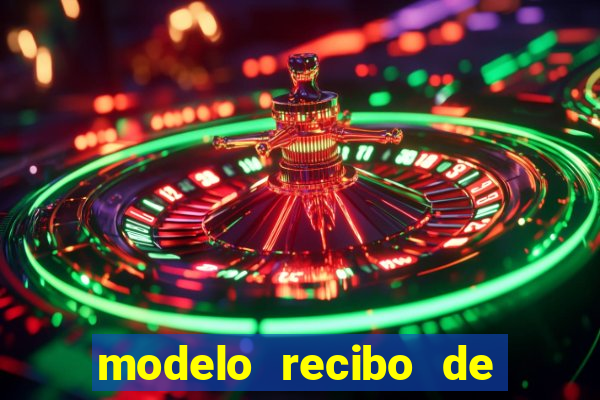 modelo recibo de pagamento autonomo