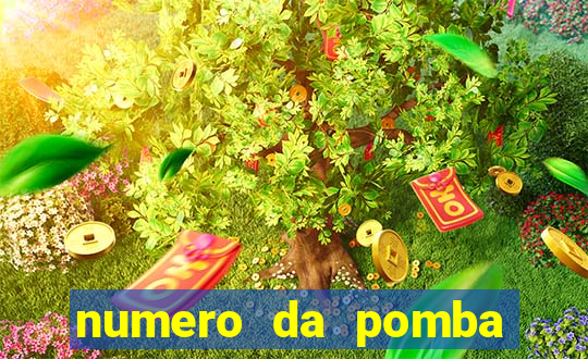 numero da pomba jogo do bicho