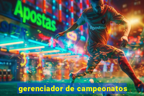 gerenciador de campeonatos