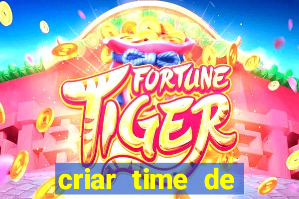 criar time de futebol simulador