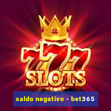 saldo negativo - bet365