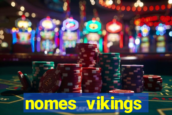 nomes vikings masculinos e significados