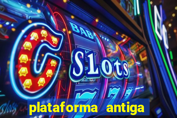 plataforma antiga de jogos