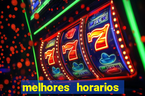 melhores horarios pagantes fortune tiger