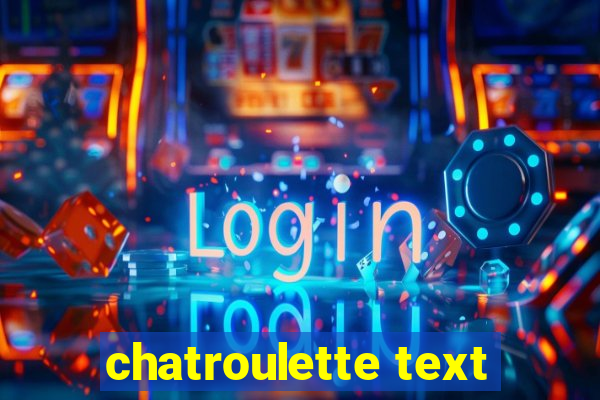 chatroulette text