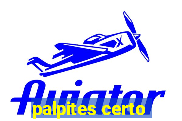 palpites certo