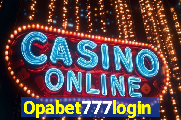 Opabet777login