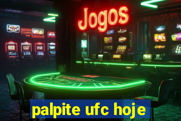 palpite ufc hoje