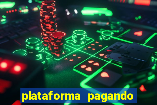 plataforma pagando no cadastro slots