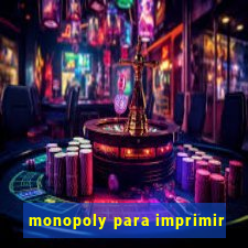 monopoly para imprimir