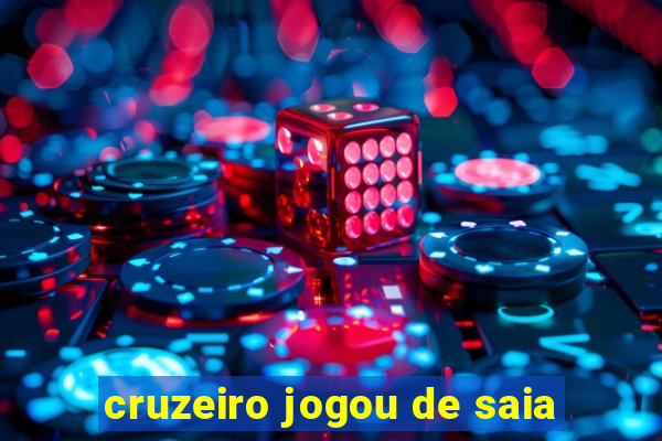 cruzeiro jogou de saia