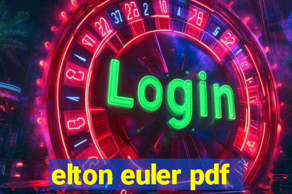 elton euler pdf