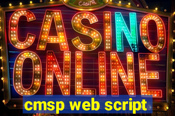 cmsp web script