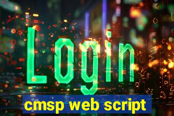 cmsp web script