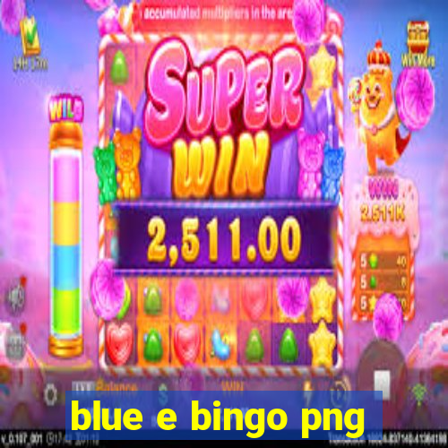 blue e bingo png