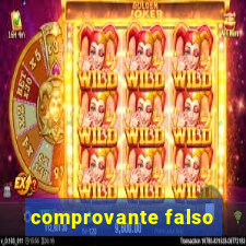 comprovante falso