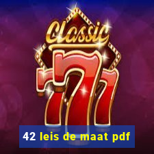 42 leis de maat pdf