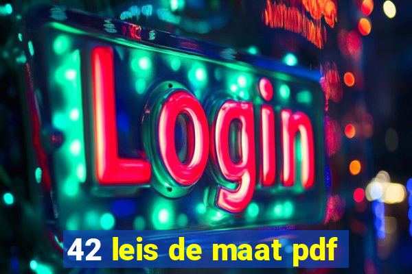 42 leis de maat pdf