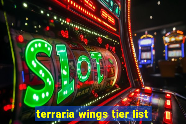 terraria wings tier list