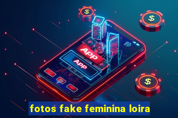 fotos fake feminina loira