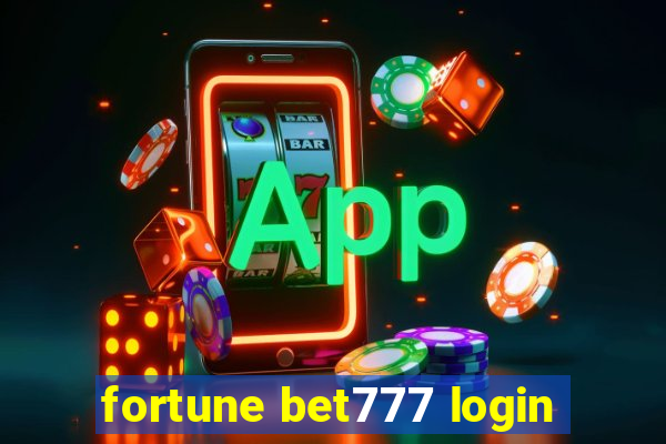 fortune bet777 login