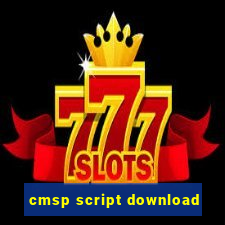 cmsp script download